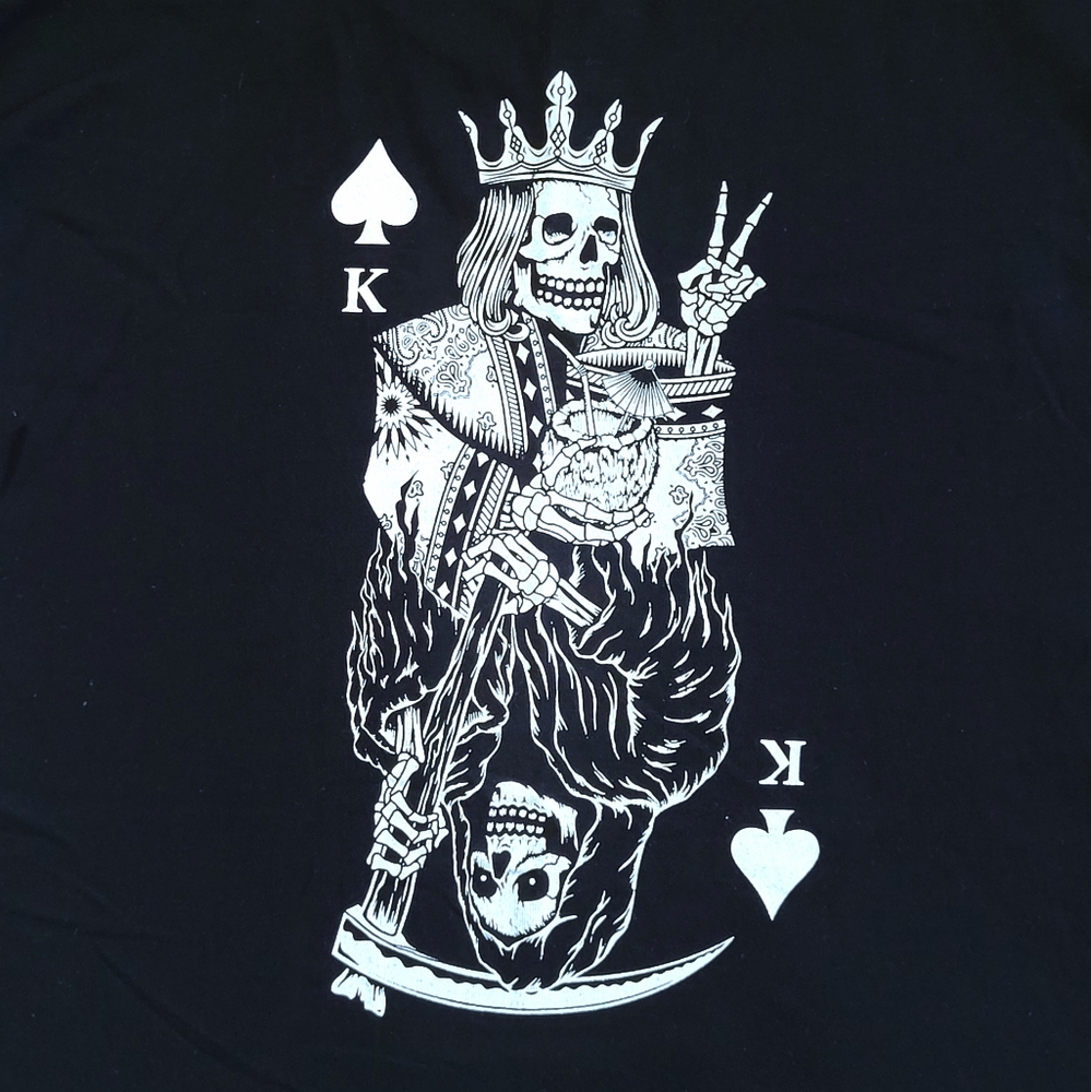 Thirty Single☝️ "King🫅 of Spades♠️" Graphic Tee👕 - NWOT - Picture 3 of 14